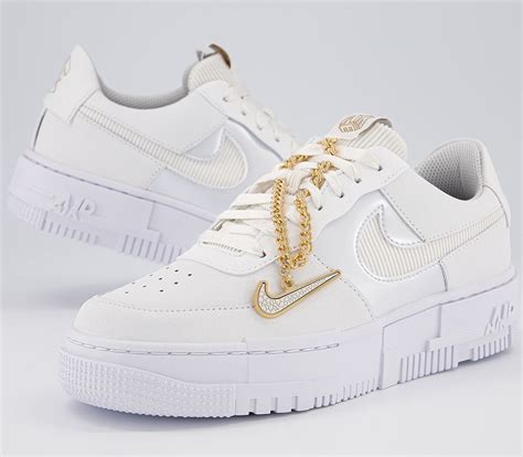 nike air force 1 pixel weiß|air force 1 in white.